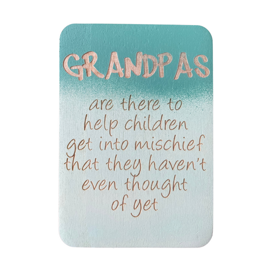 Grandpas Are There To Help Children