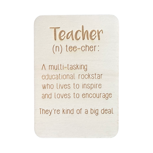 Teacher (n)