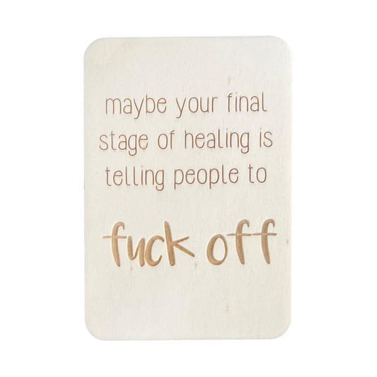 Maybe Your Final Stage Of Healing...